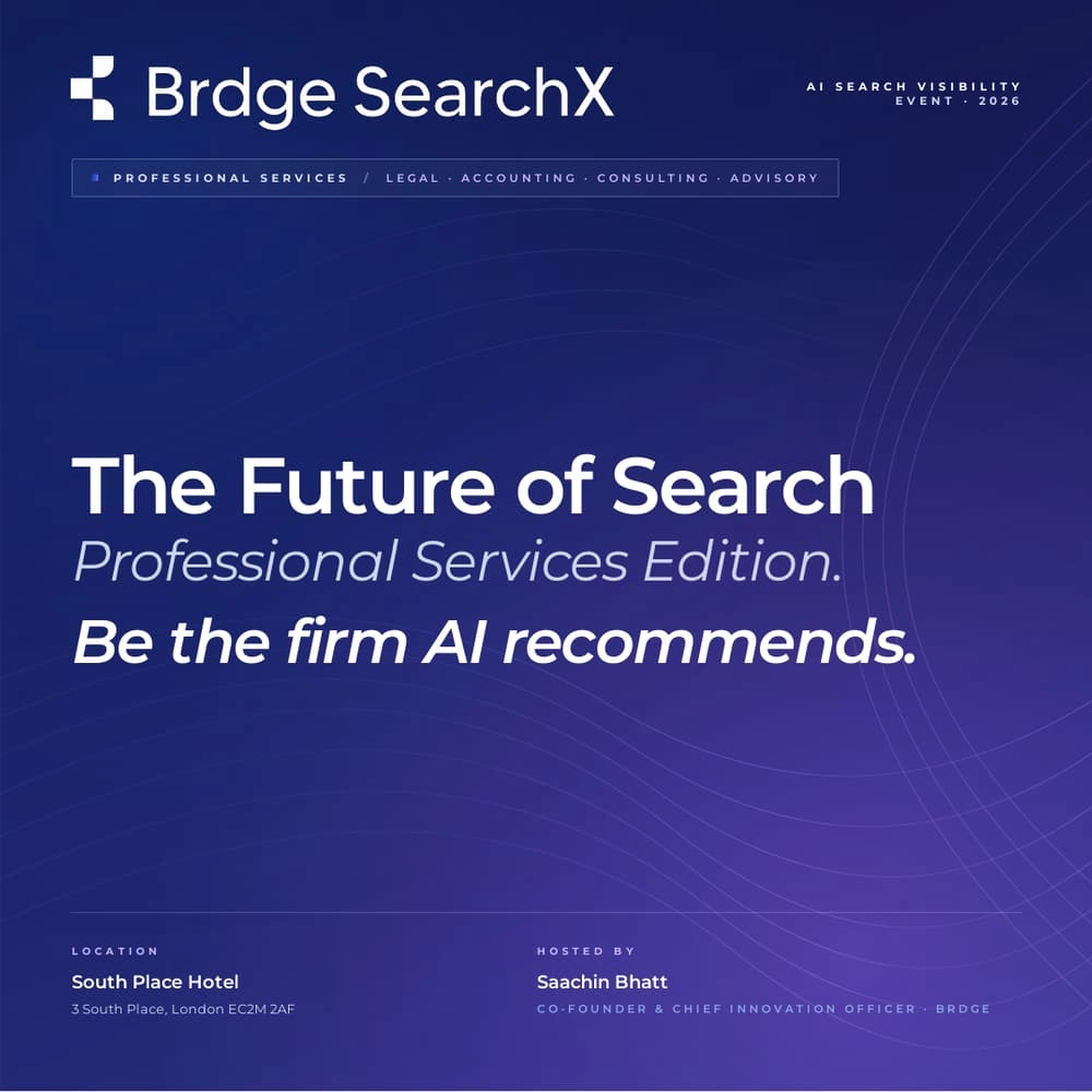 Brdge | SearchX - The New Search Playbook - Professional Services Edition