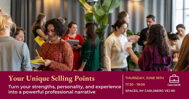 Your Unique Selling Points | Career Club DK Networking event