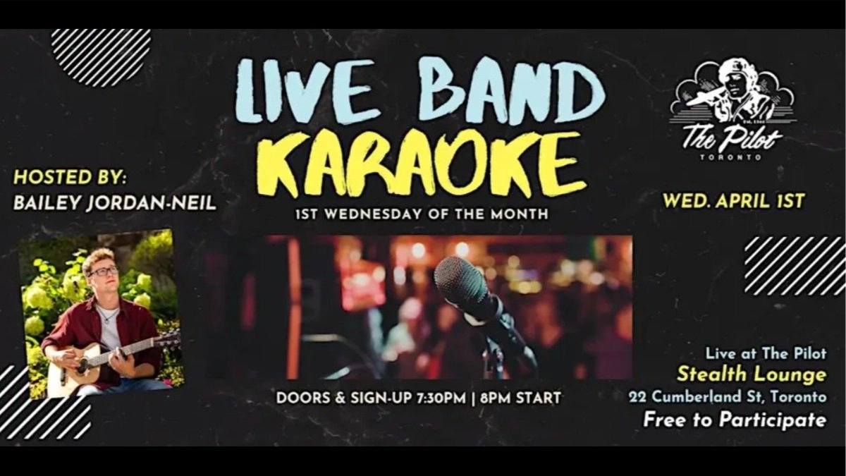 đ€đž Live Band Karaoke at The Pilot â Wednesday April 1! đžđ€