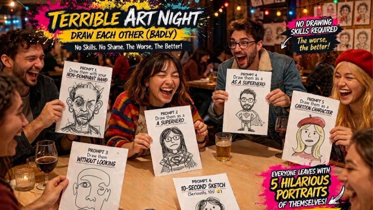 Terrible Art Night: The Funniest Way to Meet New People