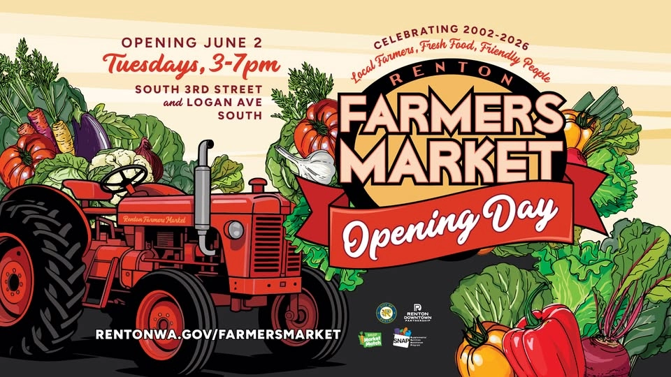 2026 Renton Farmers Market Opening Day!