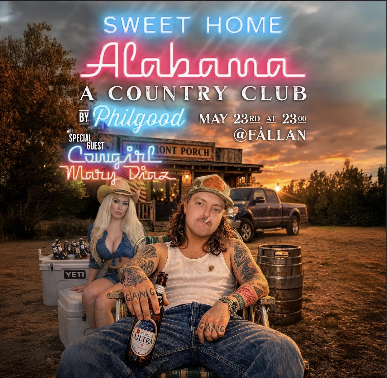 Sweet Home Alabama - A Country Night by Philgood