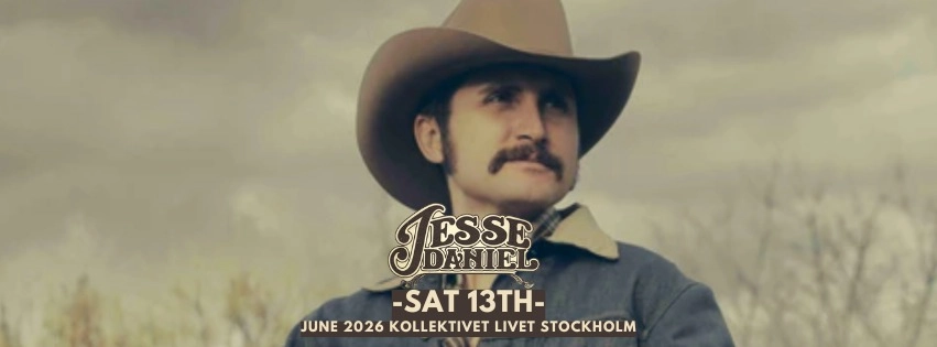 JESSE DANIEL (US) + CASH MURETTA - Kollektivet Livet - Stockholm