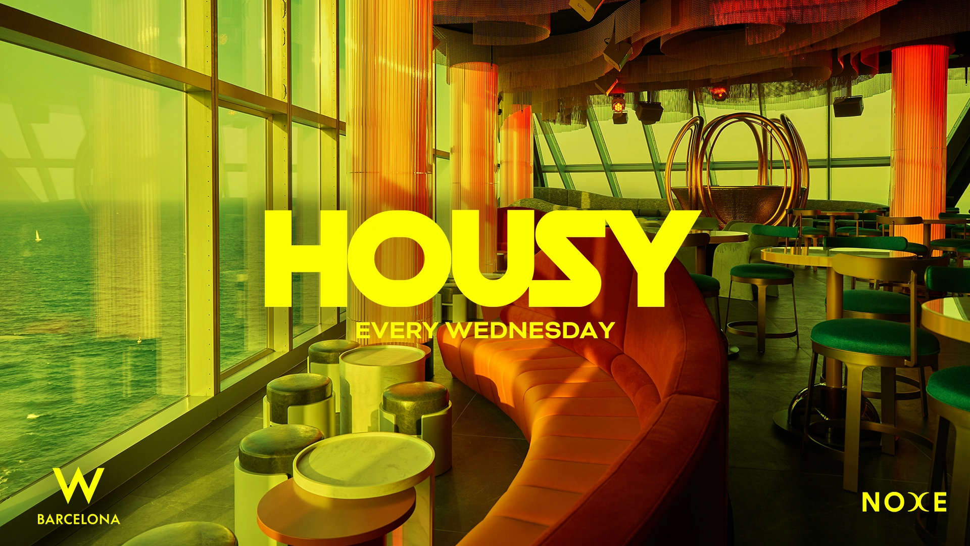 FREE GUEST LIST - Housy at Noxe (26th floor W Barcelona)