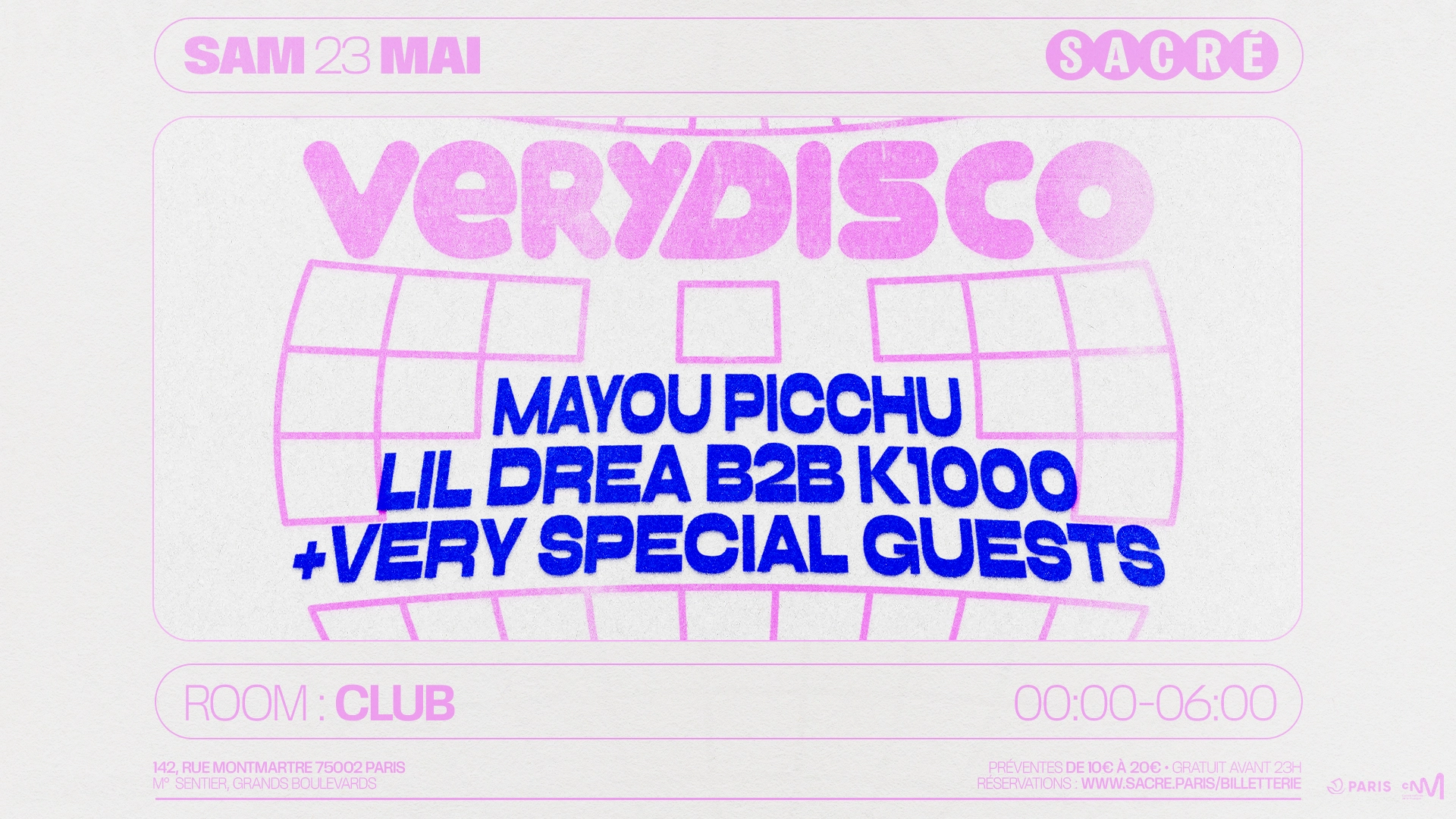 Sacré présente: The Very Disco Ball #4 by Mayou Picchu