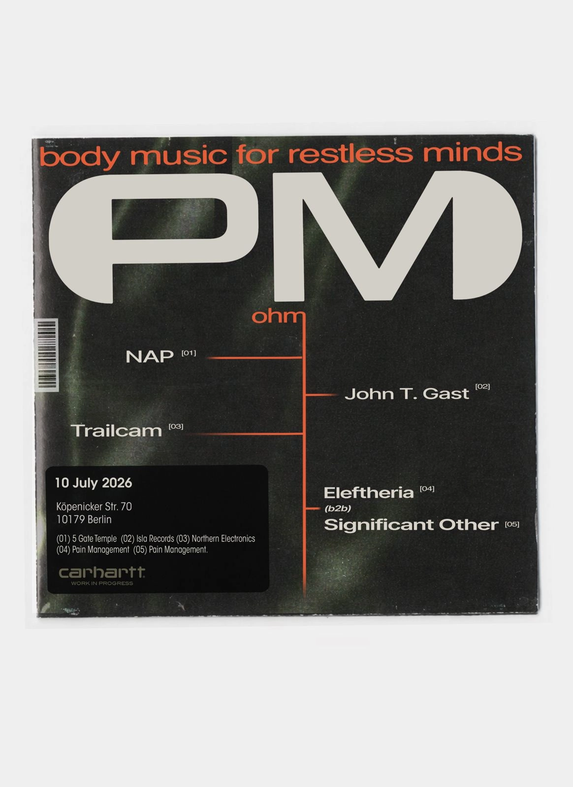 Pain Management: John T Gast, Trailcam, NAP, Eleftheria & Significant Other