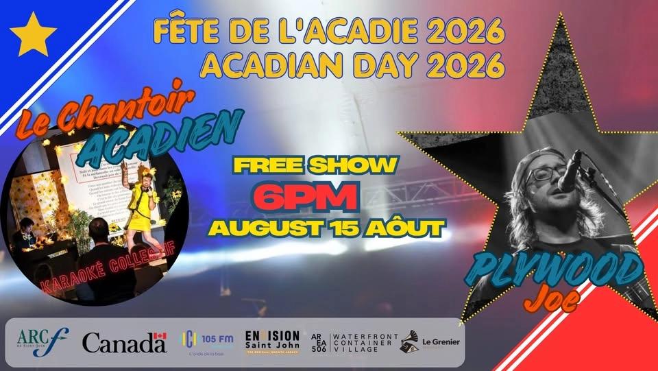 FรTE DE L'ACADIE 2026