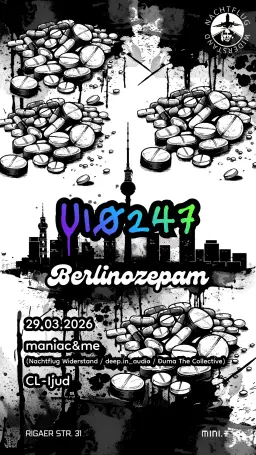 U10247: Berlinozepam (feat. maniac&me and CL-Ijud) FREE ENTRY