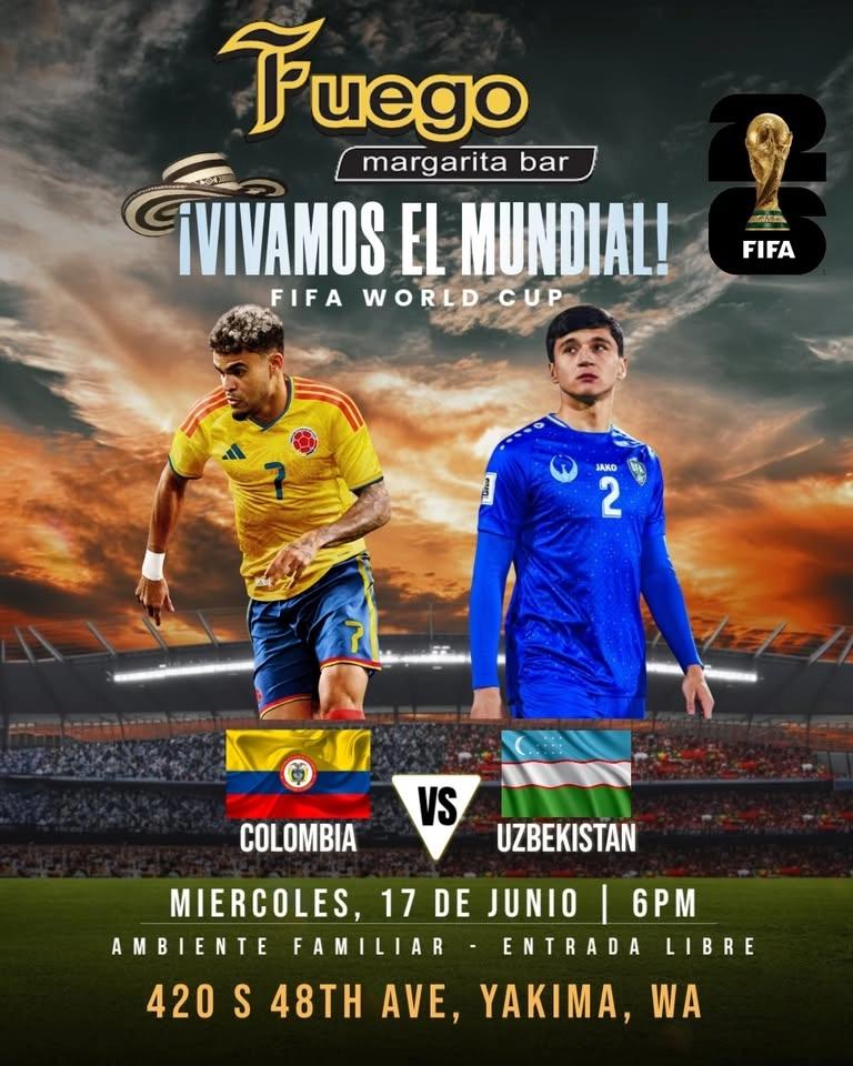 EN VIVO COLOMBIA VS. UZBEKISTAN - YAKIMA