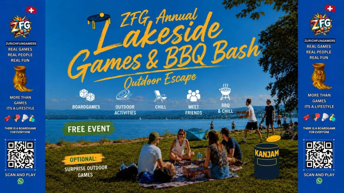 OE6:☀️ ZFG Annual Lakeside Games & BBQ Bash 🎲🔥🏖️