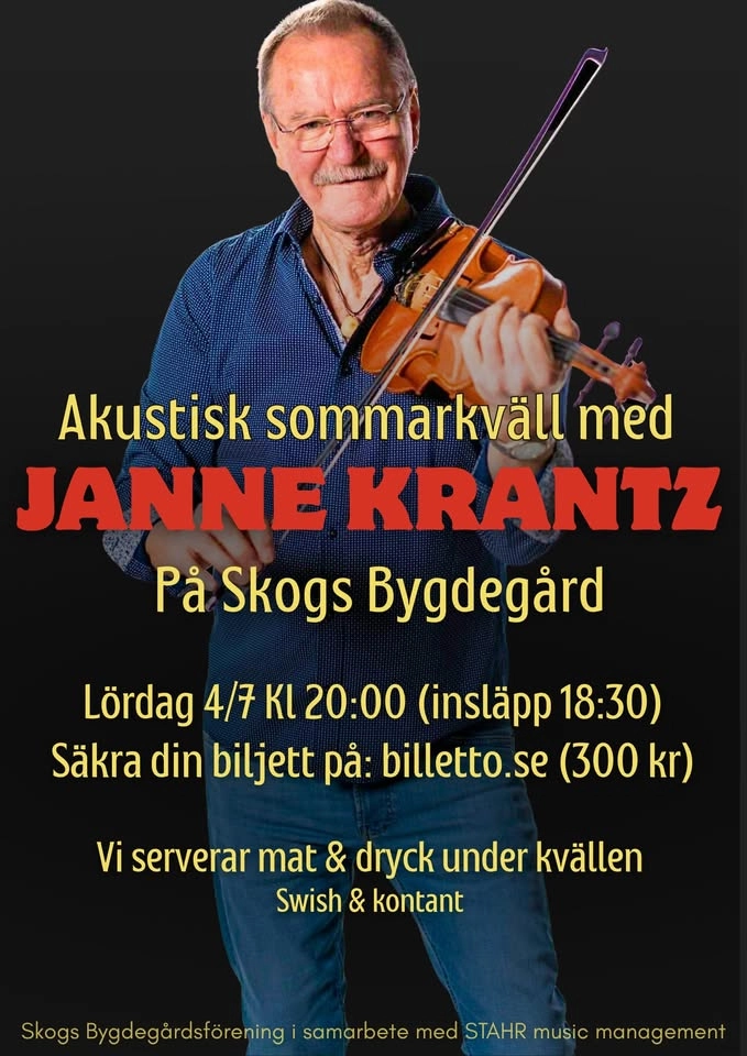 Akustisk sommarkväll med Janne Krantz