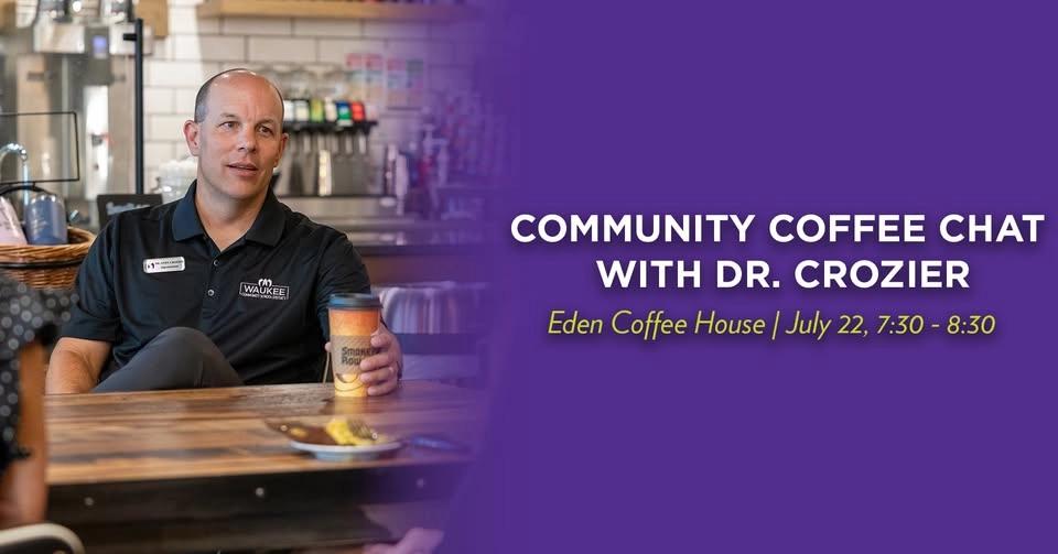 Community Coffee Chat with Dr. Crozier - Eden Coffee House