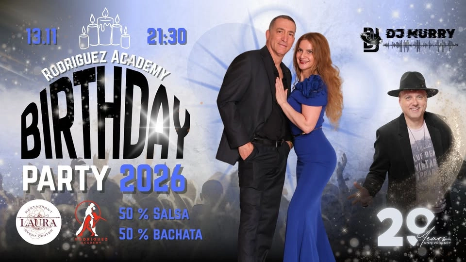 Birthday Party Rodriguez Dance Academy - 50% Salsa 50% Bachata