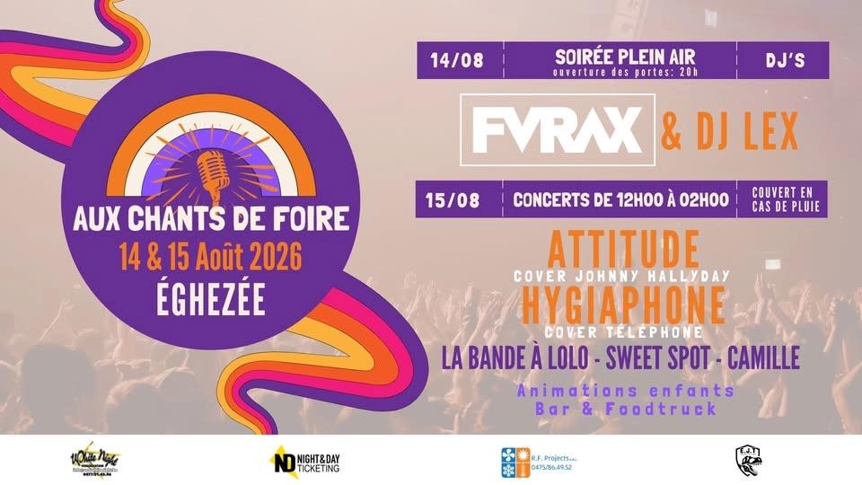 Aux chants de foire - 14 & 15 août 2026