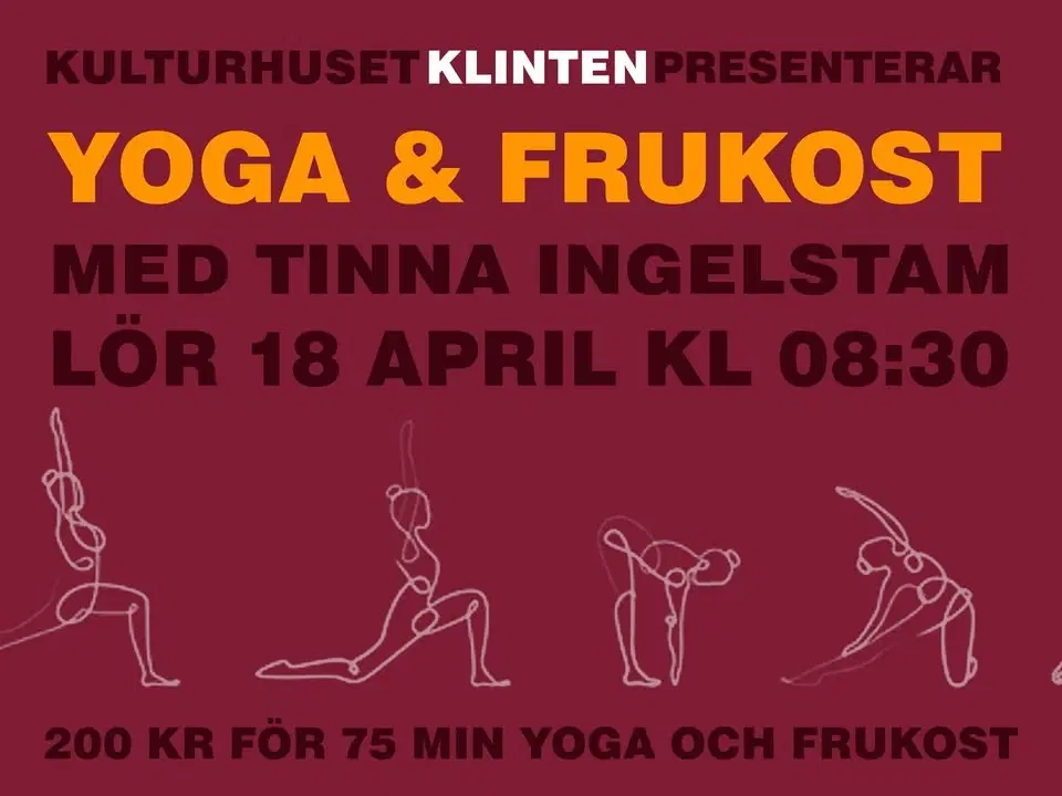 Yoga och frukost med Tinna Ingelstam
