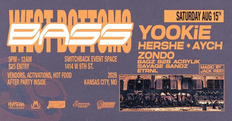 West Bottoms Bass 2026 with YOOKiE, HerShe, AYCH, ZONDO
