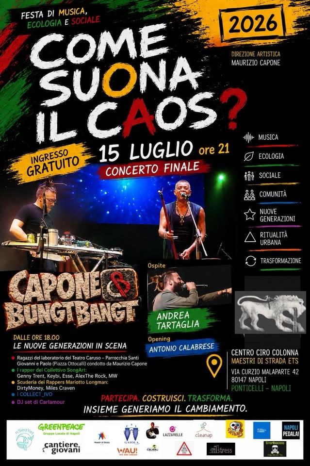 In bici a "Come suona il Caos"