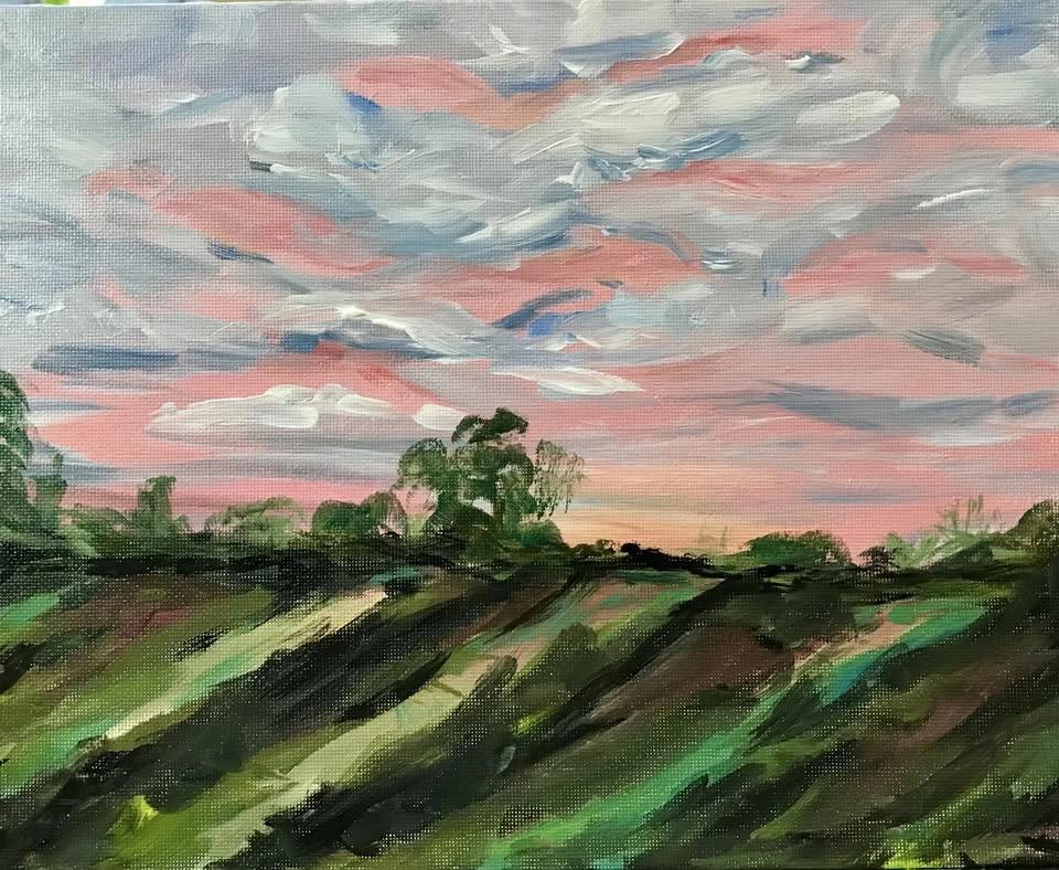 Acrylic Landscape Painting