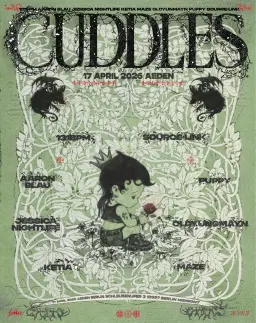 Cuddles: 131bpm, Aaron Blau, Jessica Nightlife, ketia, Maze, Oldyungmayn, puppy, source:link