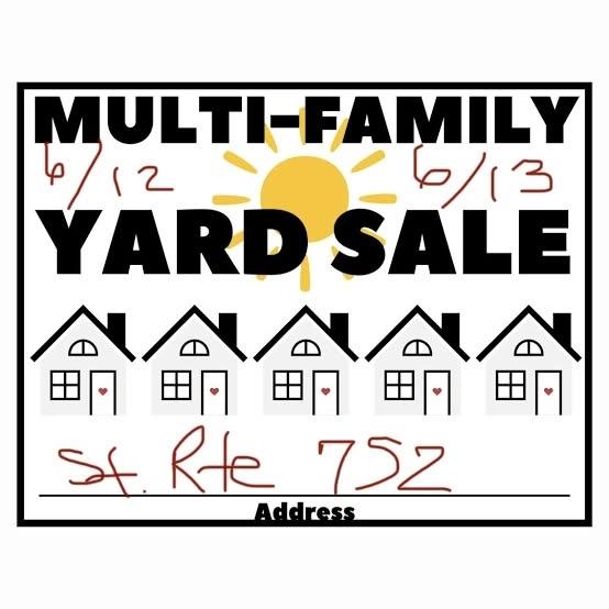 5721 State Route 852 /Multi 5-Family garage sale