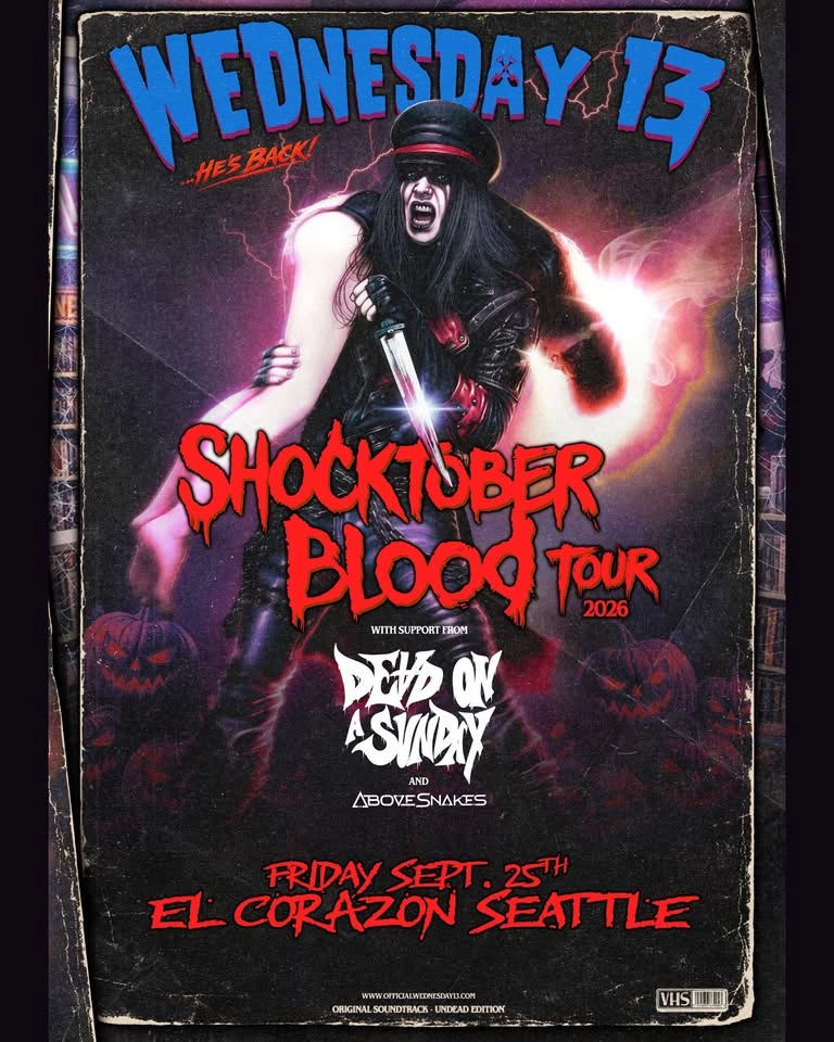 Wednesday 13 - Shocktober Blood Tour 2026