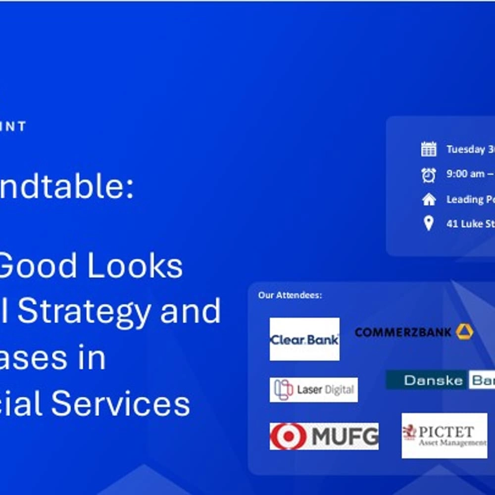 What Good Looks Like: AI Strategy and Use Cases in Financial Services