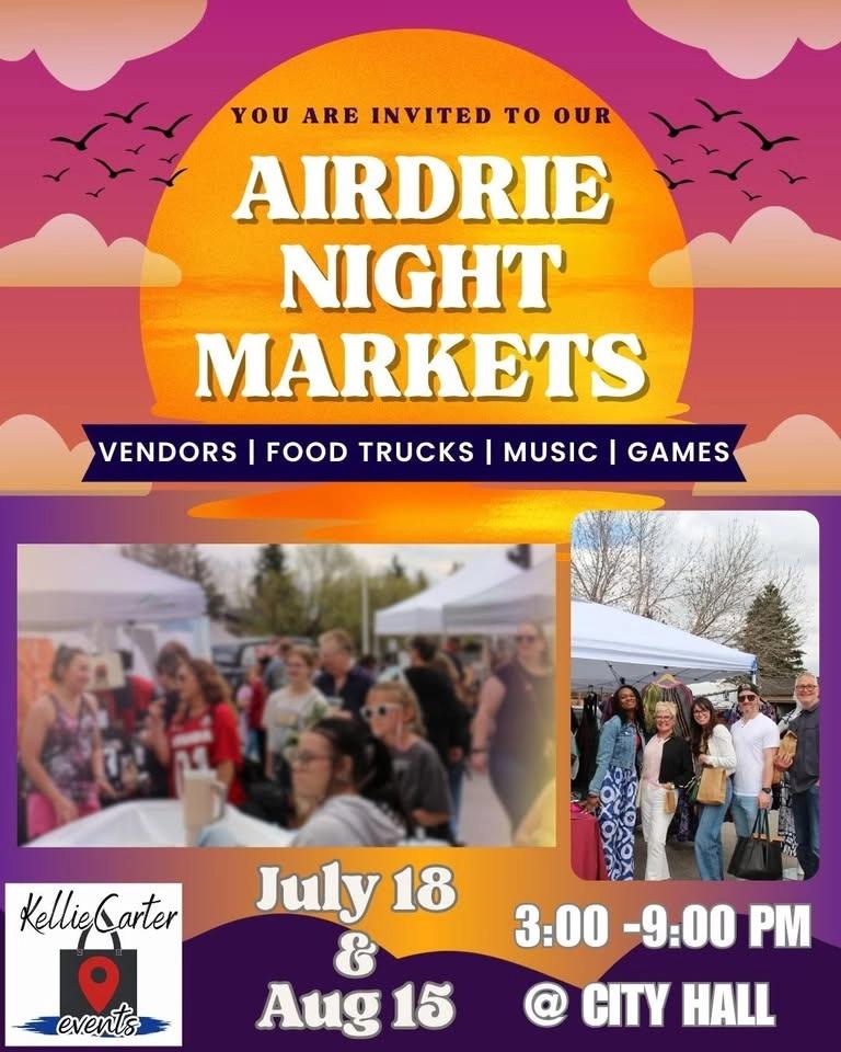 Airdrie Night Markets - July 18 & August 15