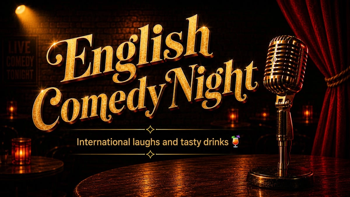 ENGLISH COMEDY NIGHT: Bond, Danielsen & Bajlovic