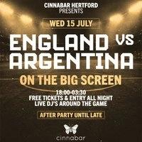 England vs Argentina