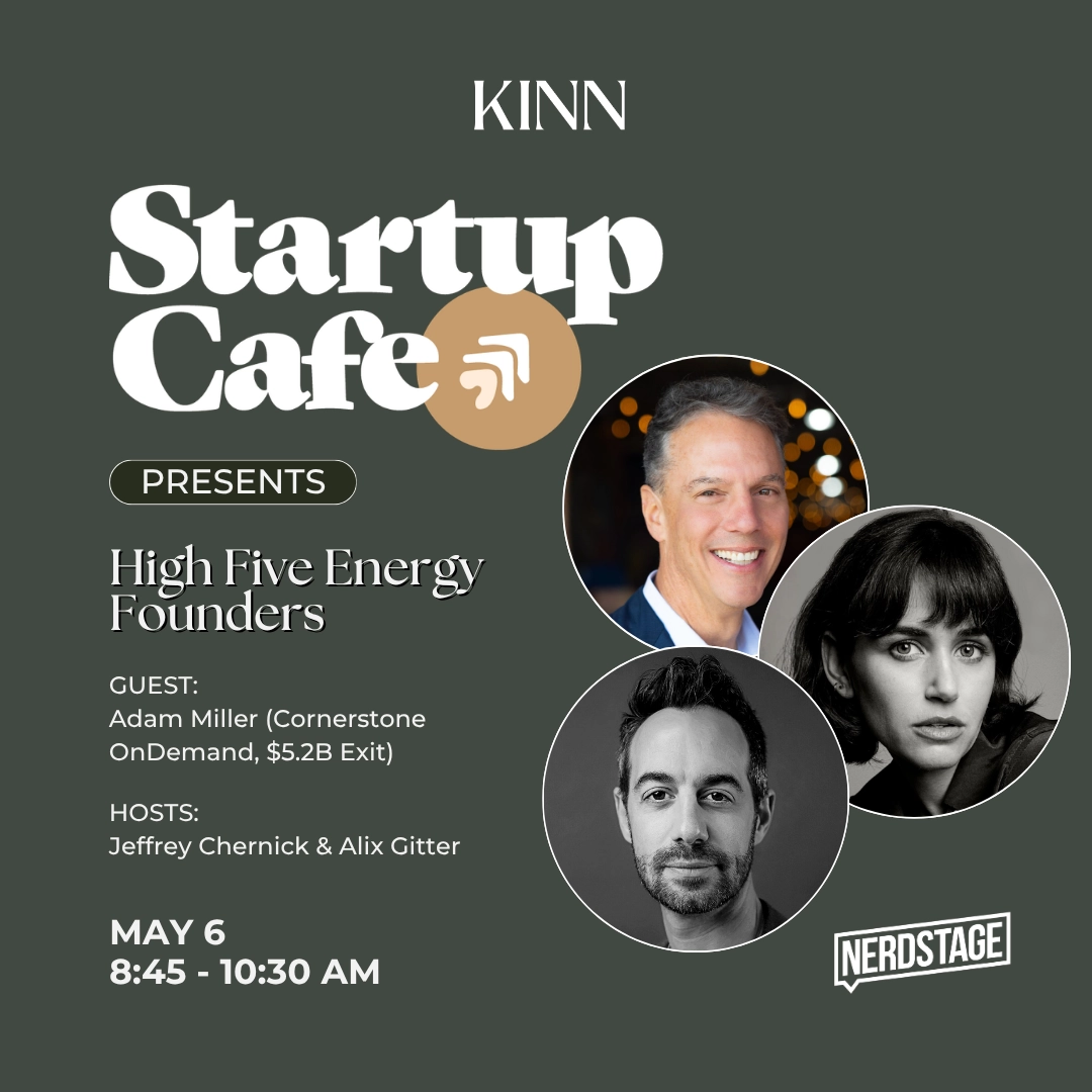 Startup Cafe: H5E Founders with Adam Miller (Cornerstone OnDemand, $5.2B Exit)
