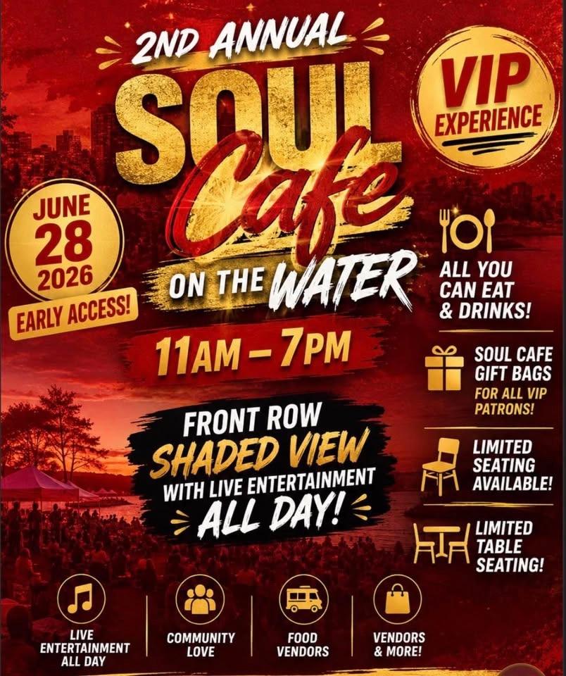 Soul Cafe on the Water - VIP Experience