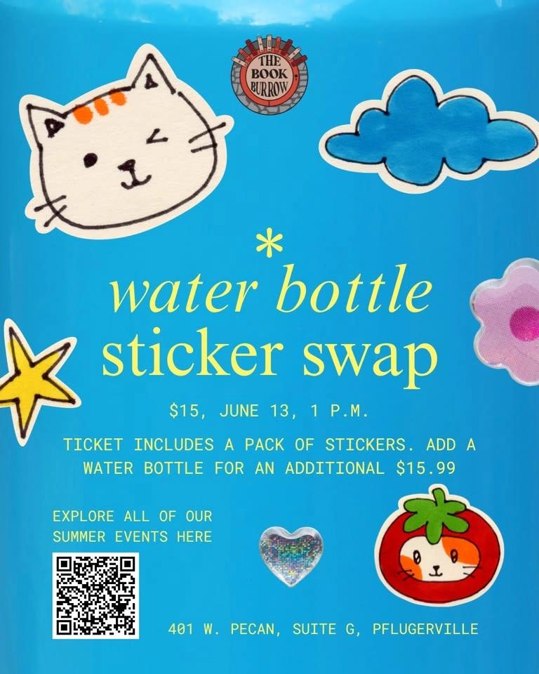 Water Bottle Sticker Swap