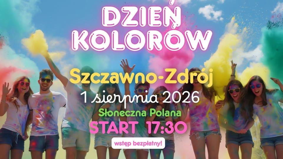 🌈 DZIEŃ KOLORÓW W SZCZAWNIE-ZDRÓJ - kolory mają moc, przekonaj się sam!🌈