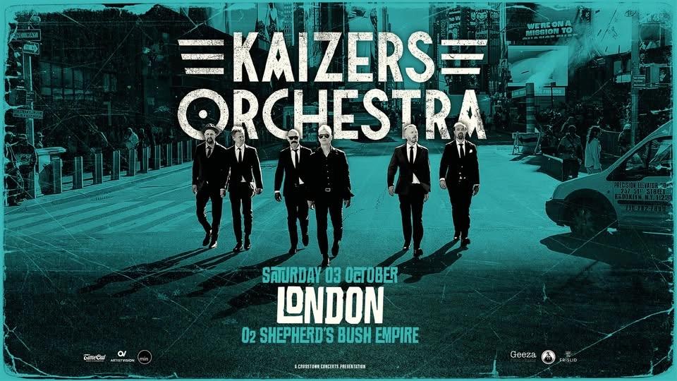 Kaizers Orchestra at O2 Shepherds Bush Empire