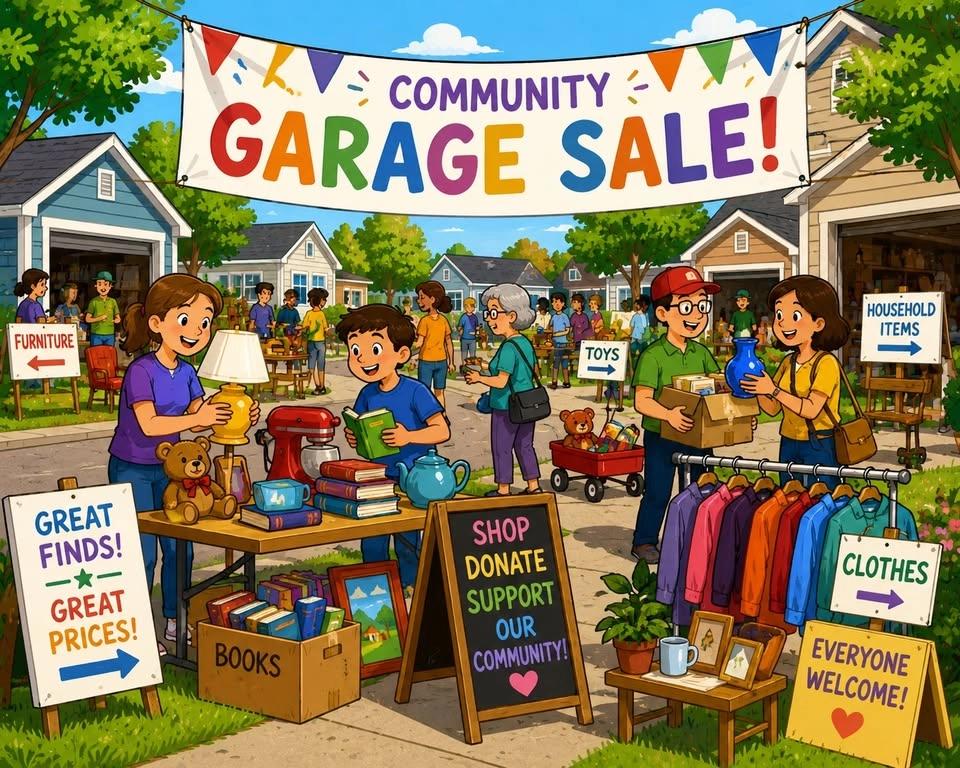 JANG Garage Sale July 25th, 2026