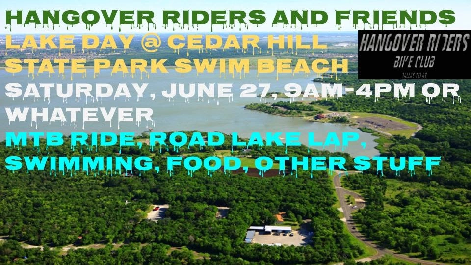 Hangover Riders and Friends Lake Day
