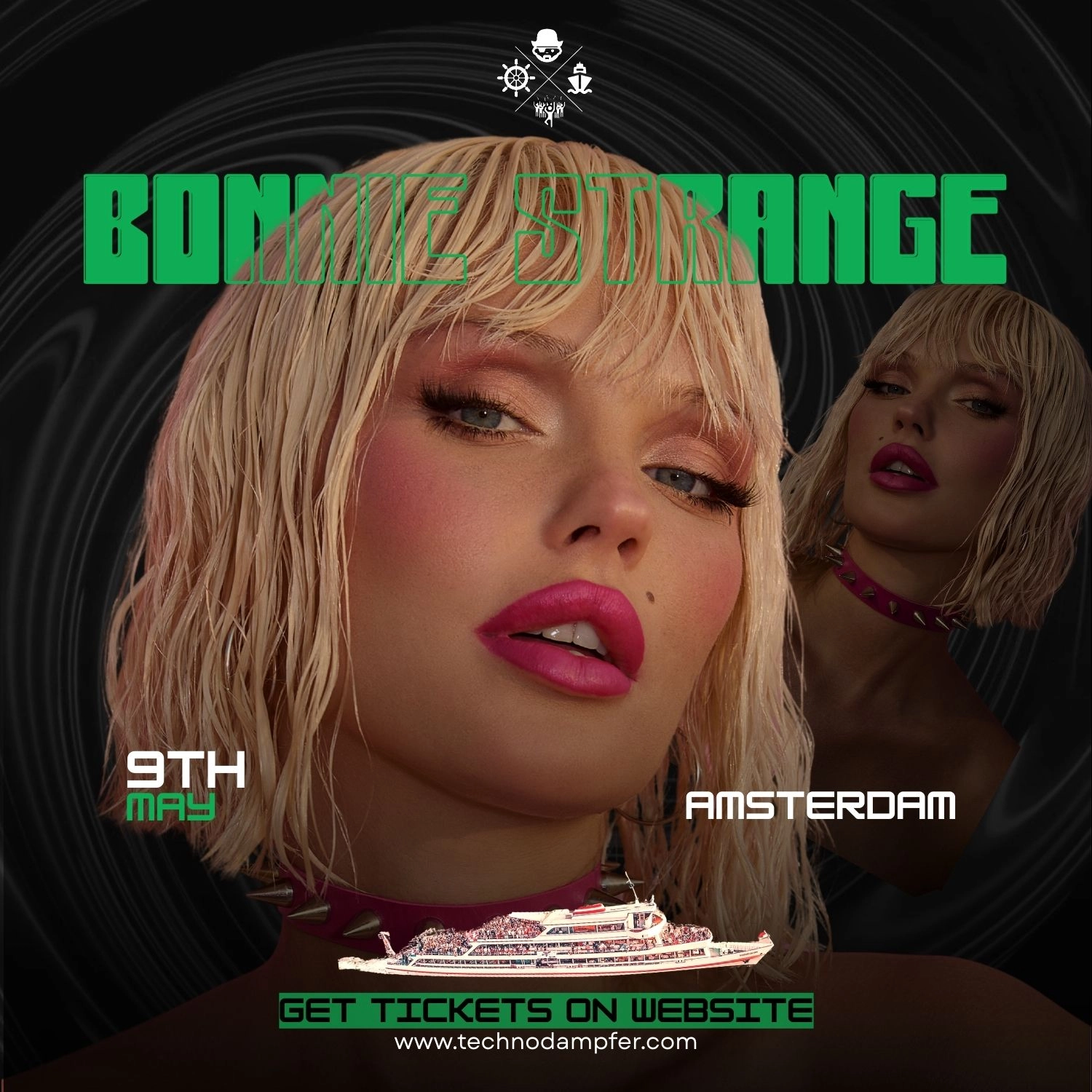 Techno Dampfer Amsterdam with Bonnie Strange