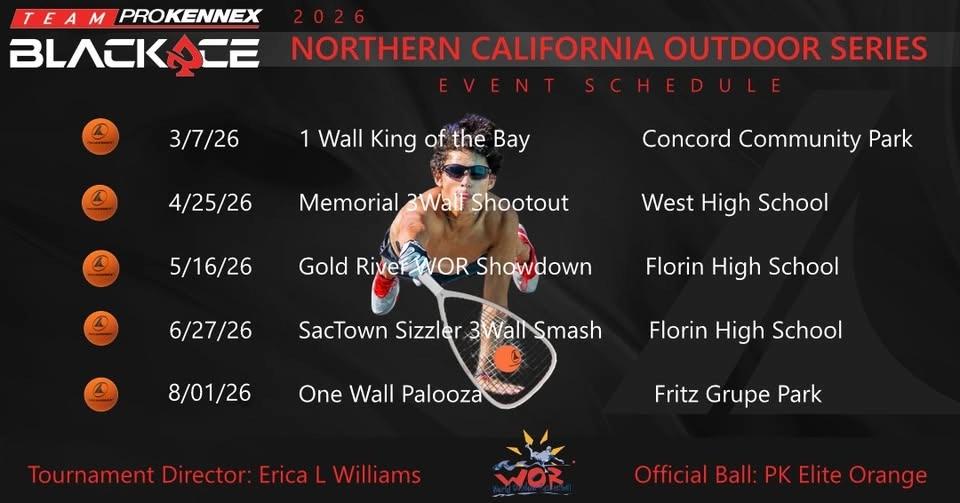 2026 Northern CA Outdoor Racquetball Series