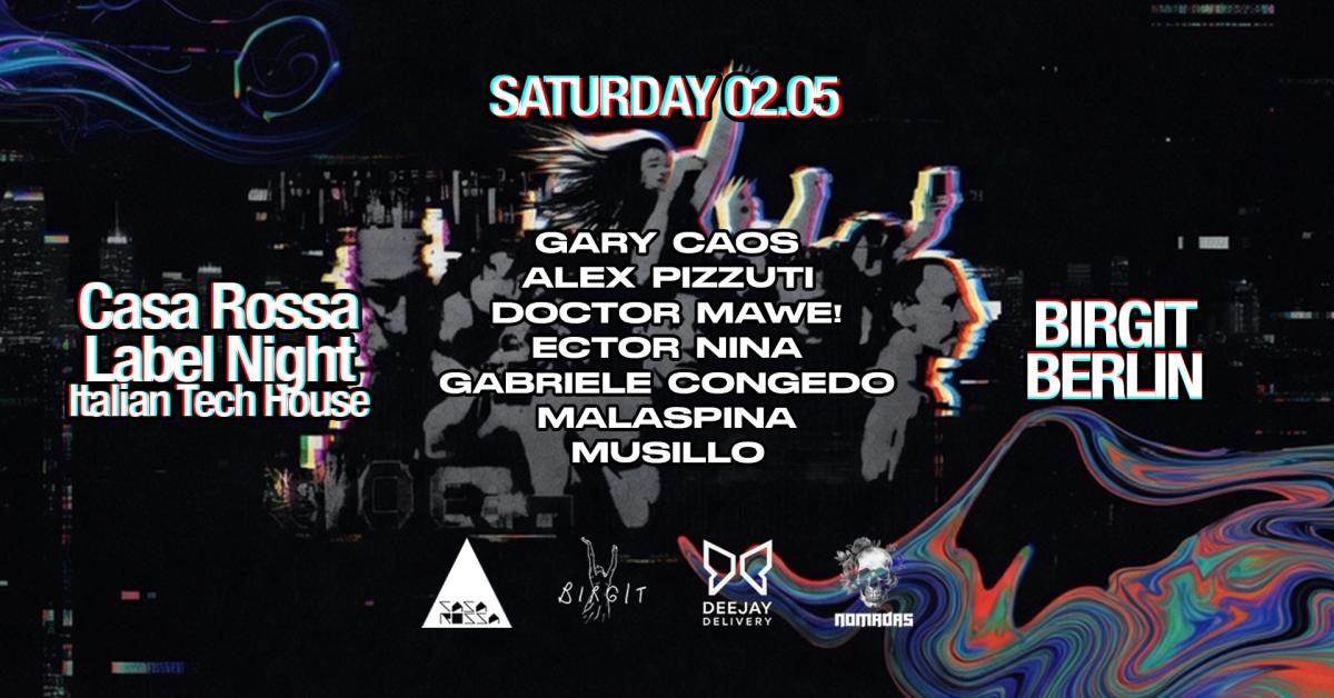 Casa Rossa Label Night Berlin