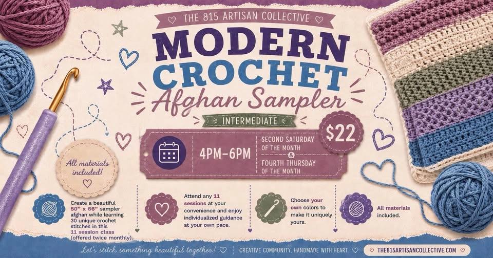 Modern Crochet Afghan Sampler