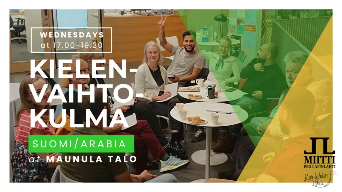 Kielenvaihtokulma suomi/arabia