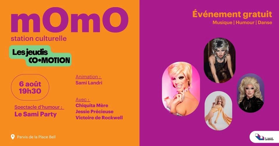 Le Sami Party à Laval | Les jeudis Co-Motion de la station culturelle Momo