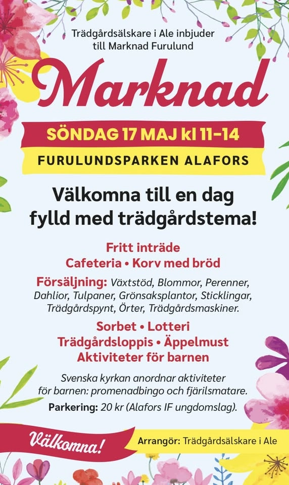 Trädgårdsdag i Furulundsparken