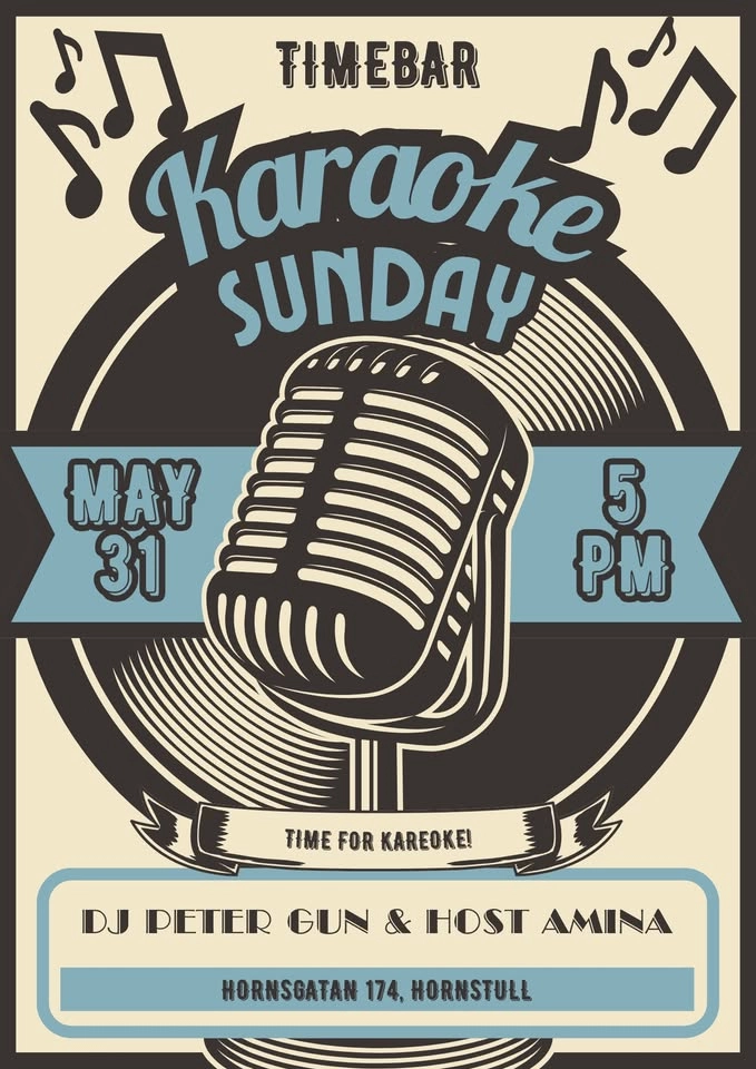 Karaoke Sunday | DJ Peter Gun • Host Amina • 31 May