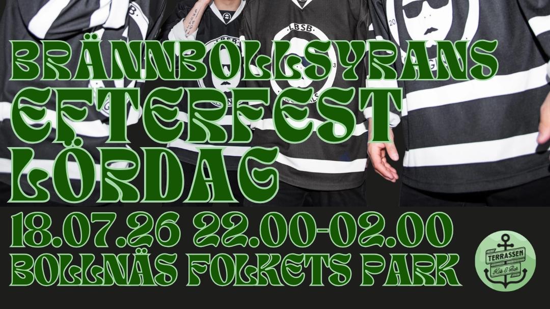 Efterfest Brännbollsyran lördag