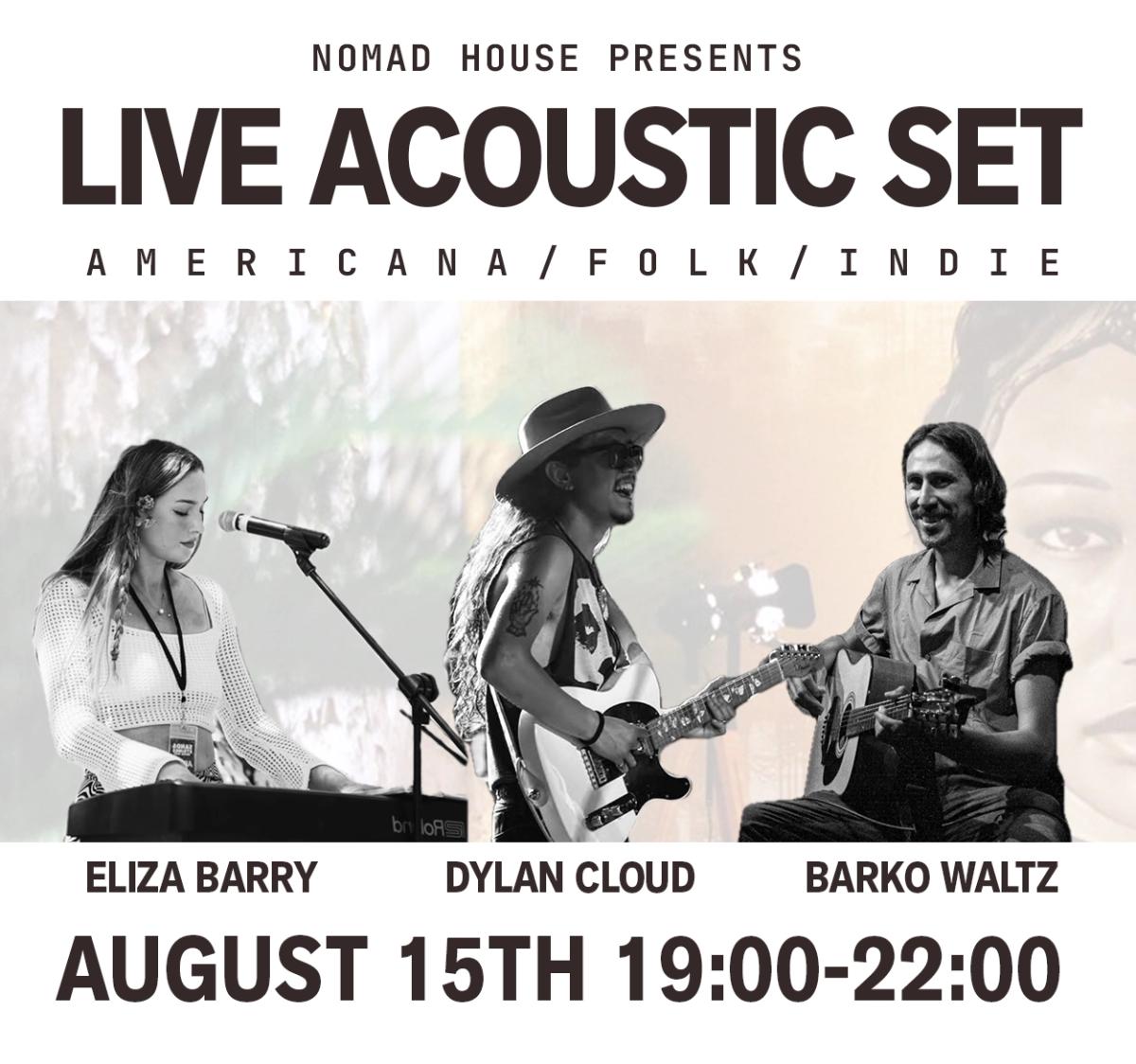 LIVE ACOUSTIC SESSION Hosted by Nomad House