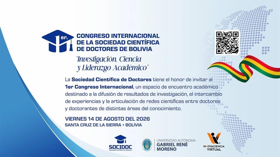 1er Congreso Internacional de la Sociedad Científica de Doctores de Bolivia.