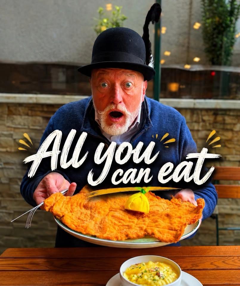 Schnitzel „All u can eat“ nur 25,90€ auch alle Beilagen + 5L Getränke Tower nur 45,00€
