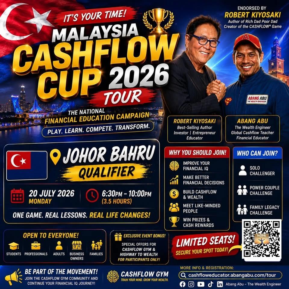 CASHFLOW TOUR 2026 MALAYSIA JOHOR BAHRU