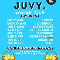 JUVY Under 18s - Easter Tour - Monday 30th March - LIVERPOOL